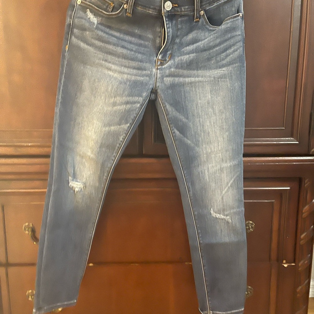 Hudson crop Krista supper skinny jeans